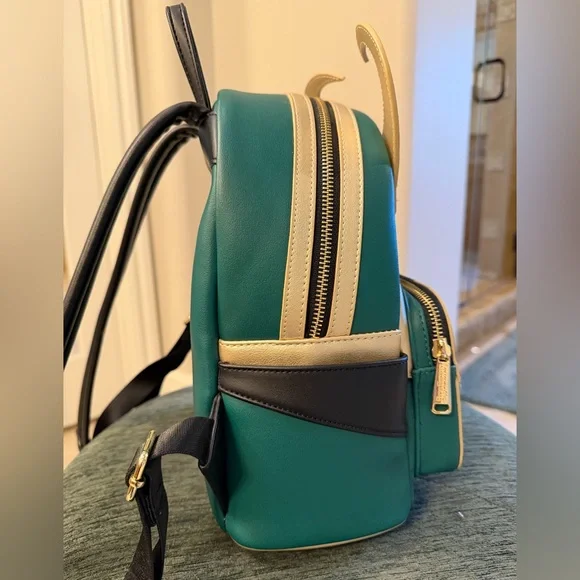 Loungefly Marvel Loki Horned Helmet Mini Backpack - Picture 6 of 9